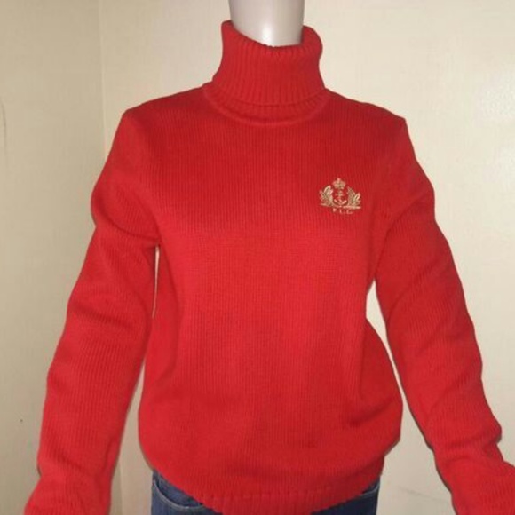 Lauren Jeans Company 100%cotton Turtleneck Sweater - Picture 3 of 7